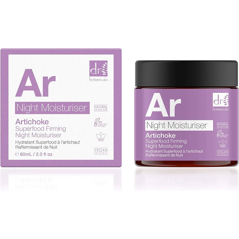 Dr Botanicals Artichoke Superfood Firming Night Moisturiser 60ml