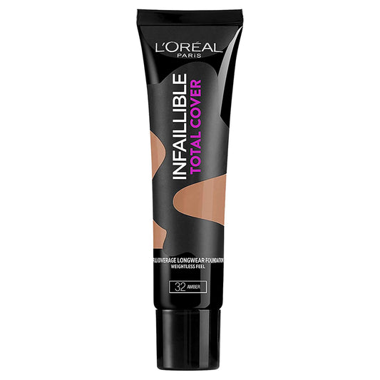 L'Oreal Infallible Total Cover Face & Body 32 Amber-BeautyNmakeup.co.uk