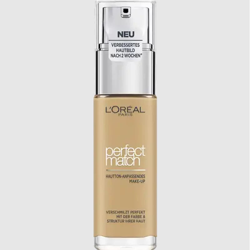 L 'Oreal Paris Perfect Match Foundation Warm Undertone 4.D /.4W Golden Natural