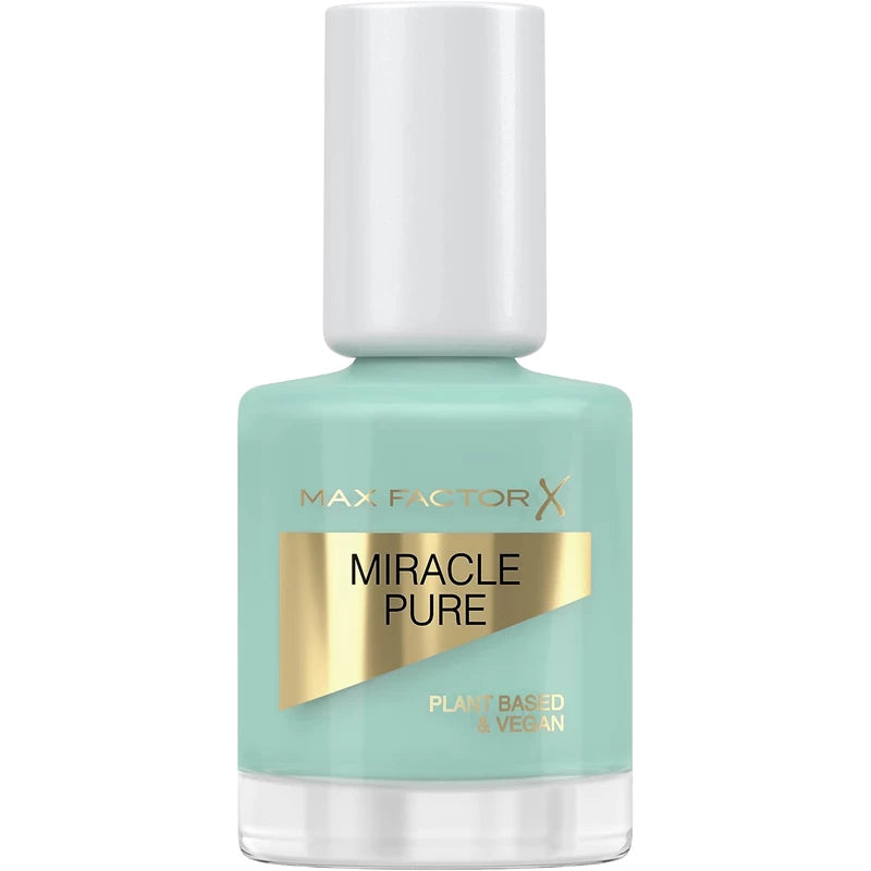 Max Factor Miracle Pure Vegan Nail Polish 840 Moonstone Blue-BeautyNmakeup.co.uk