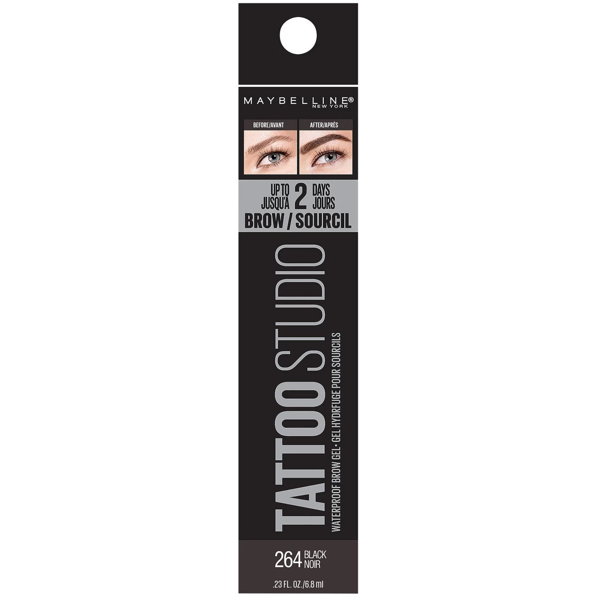 Maybelline Tattoo Brow Waterproof Gel 264 Black
