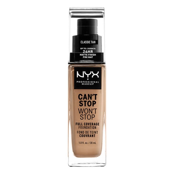 NYX Can't Stop Won't Stop Full Coverage Foundation - Classic Tan