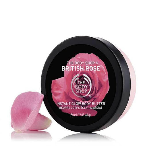 The Body Shop British Rose Instant Glow Body Butter 50ml