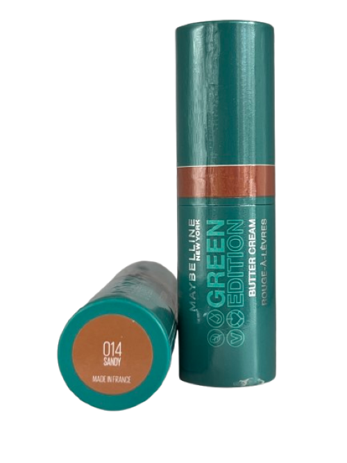 MAYBELLINE Green Edition Butter Cream Lipstick 014 Sandy