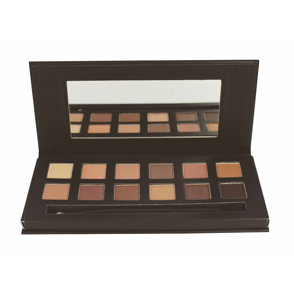 Technic 12 Colours Eyeshadow Palette AU Naturel-BeautyNmakeup.co.uk