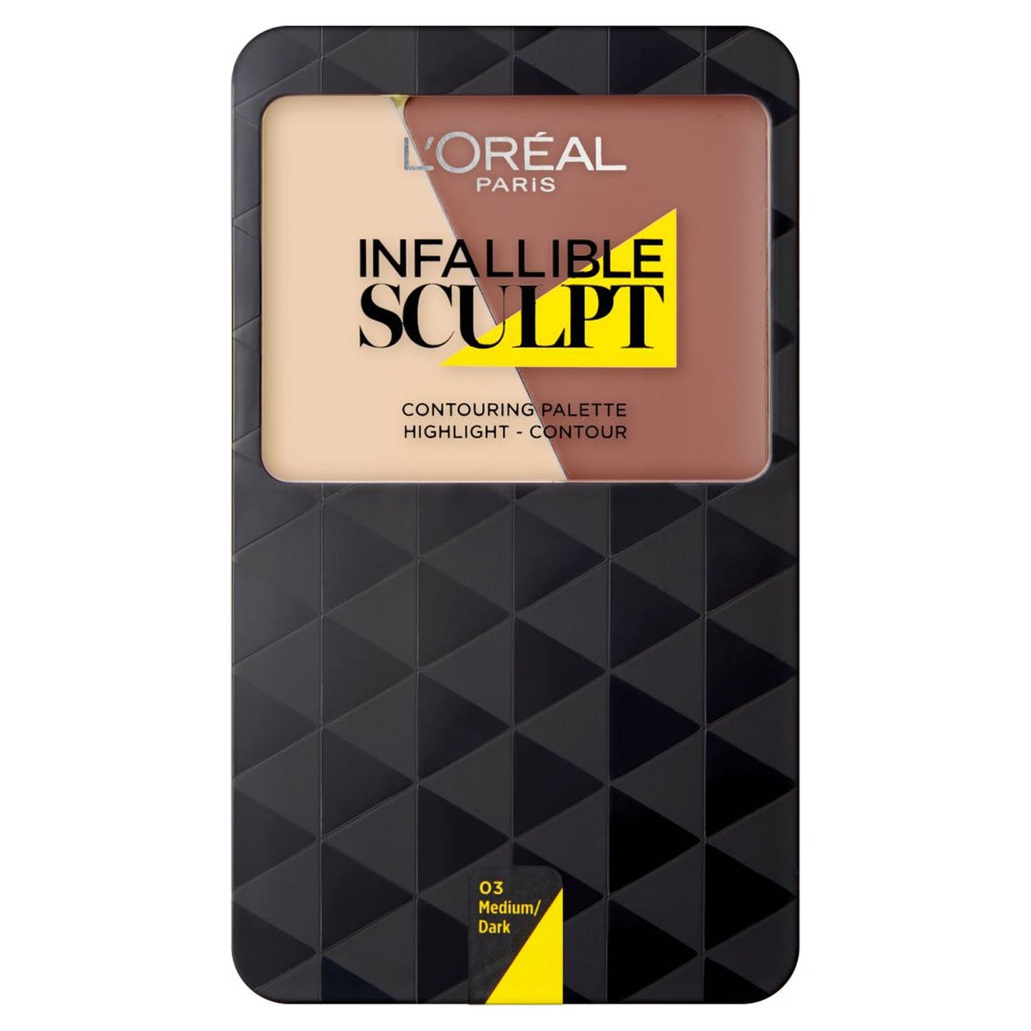 L'Oreal Infallible Sculpt Counturing Palette Highlight - 03 Medium Dark-L'Oreal-BeautyNmakeup.co.uk