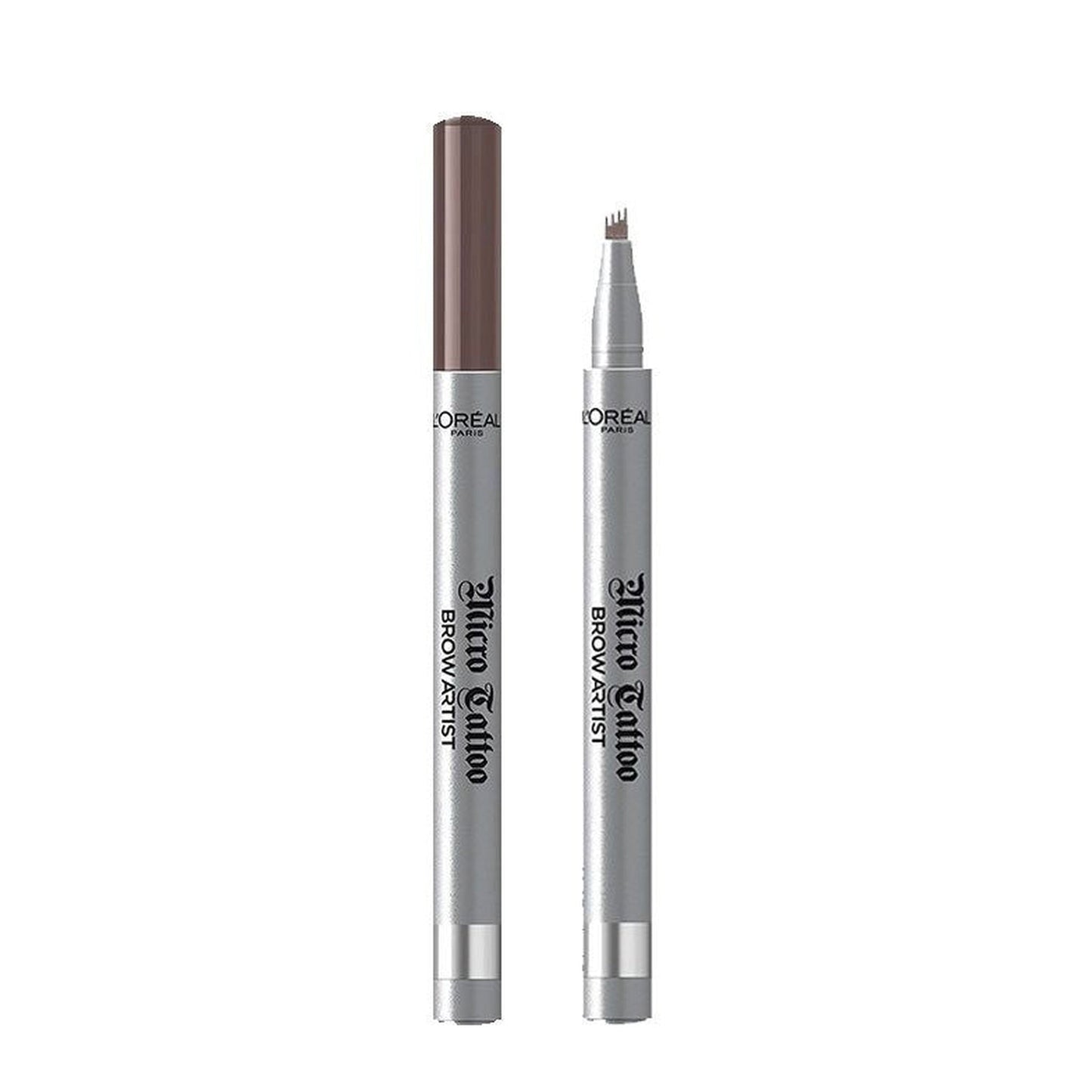 L'Oreal Paris Brow Artist Micro Tattoo Eyebrow Definer - 107 Cool Brunette-L'Oreal-BeautyNmakeup.co.uk