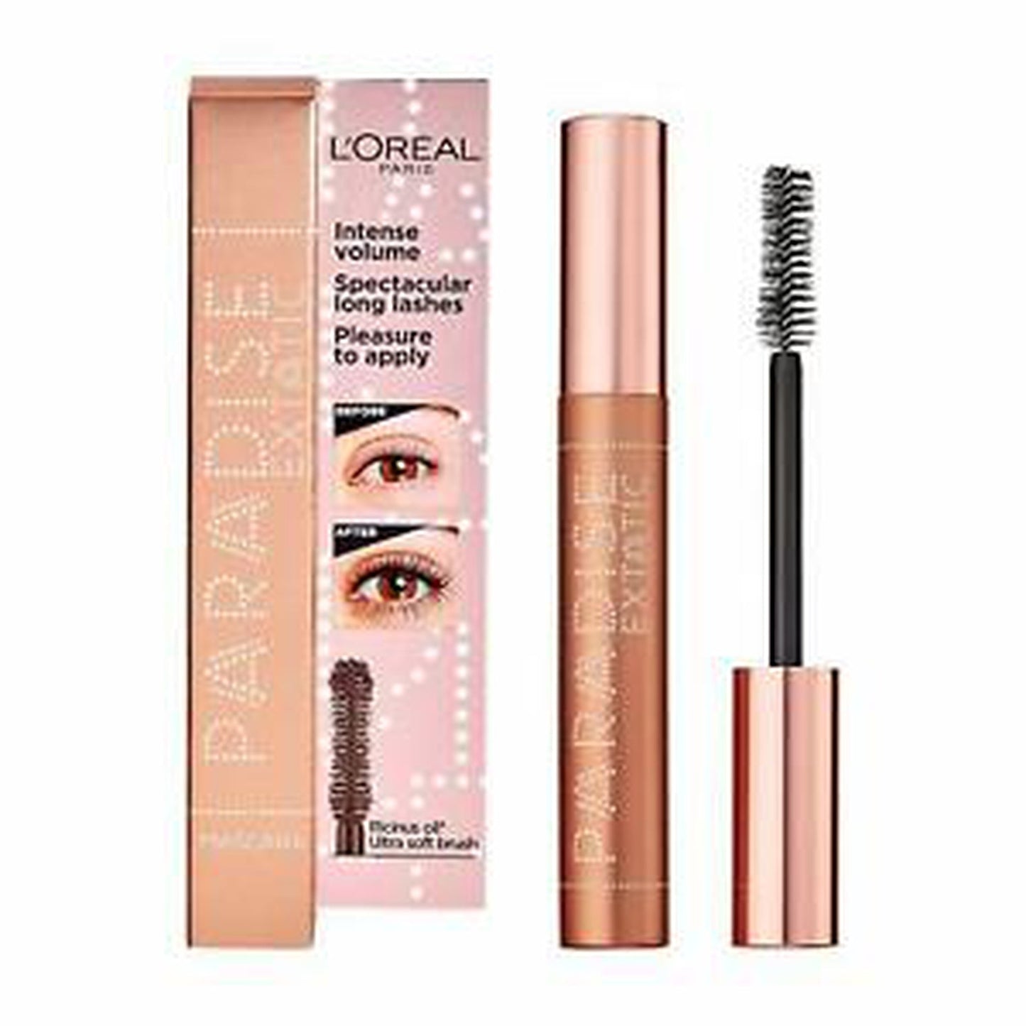 L’Oreal Paris Paradise Intense Volume Castor Oil-Enriched - Black-L'Oreal-BeautyNmakeup.co.uk