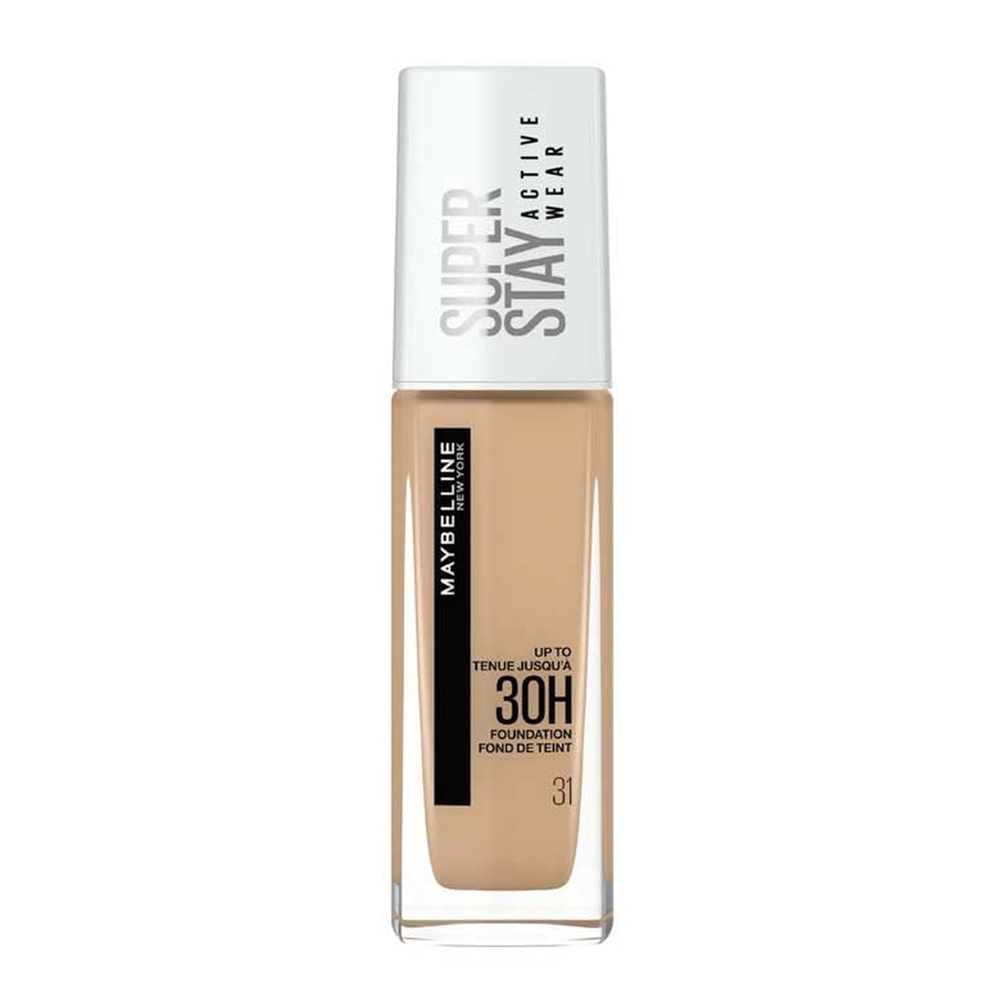 MAYBELLINE Super Stay Active Wear 30H Foundation, 31 Warm Nude-Maybelline-BeautyNmakeup.co.uk