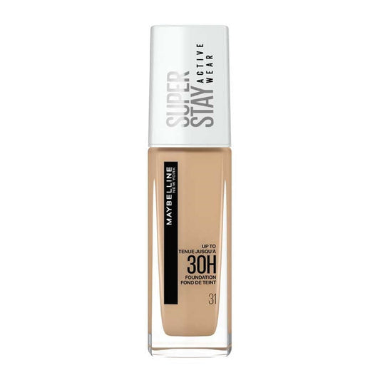 MAYBELLINE Super Stay Active Wear 30H Foundation, 31 Warm Nude-Maybelline-BeautyNmakeup.co.uk