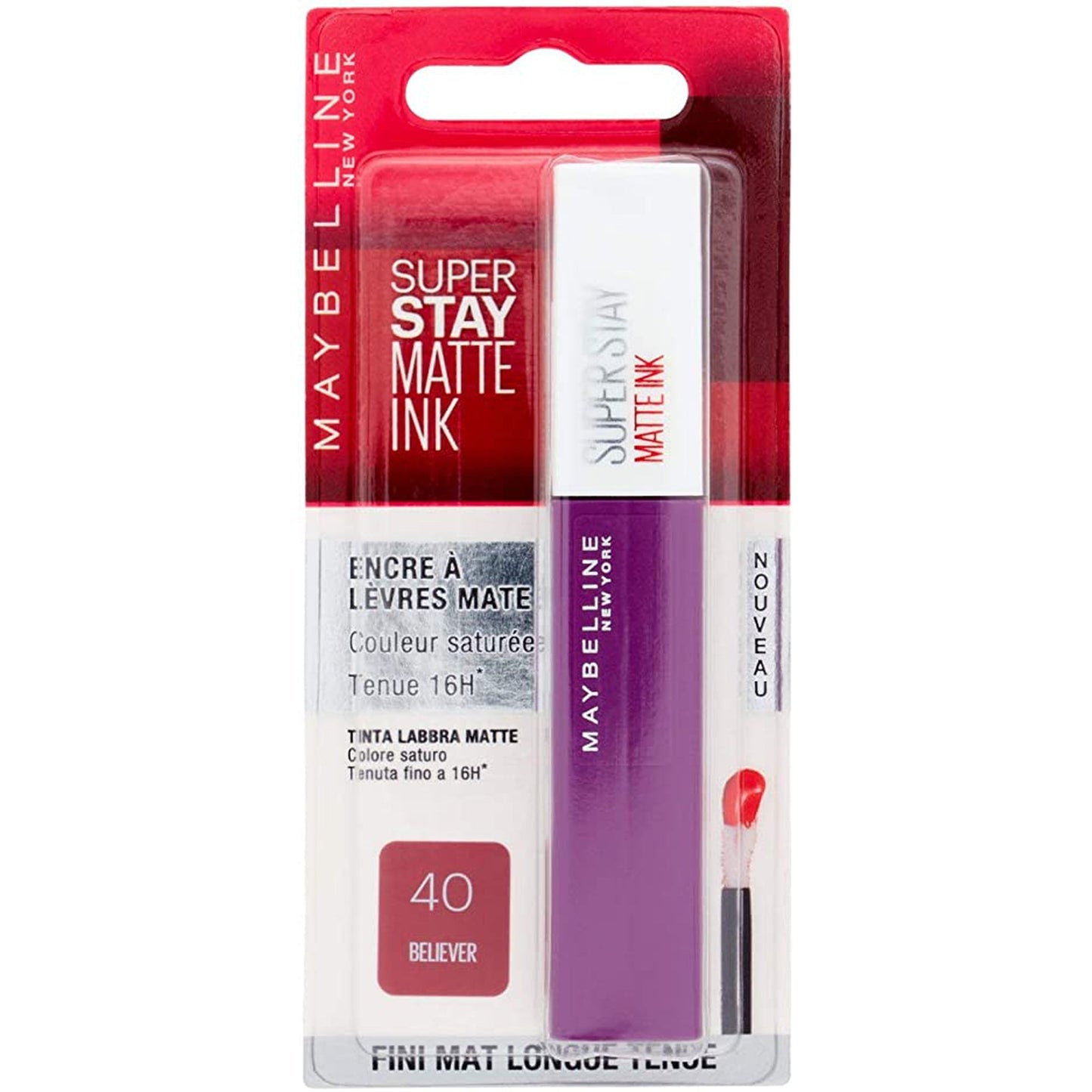 MAYBELLINE SuperStay Matte Ink - 40 Believer-Maybelline-BeautyNmakeup.co.uk
