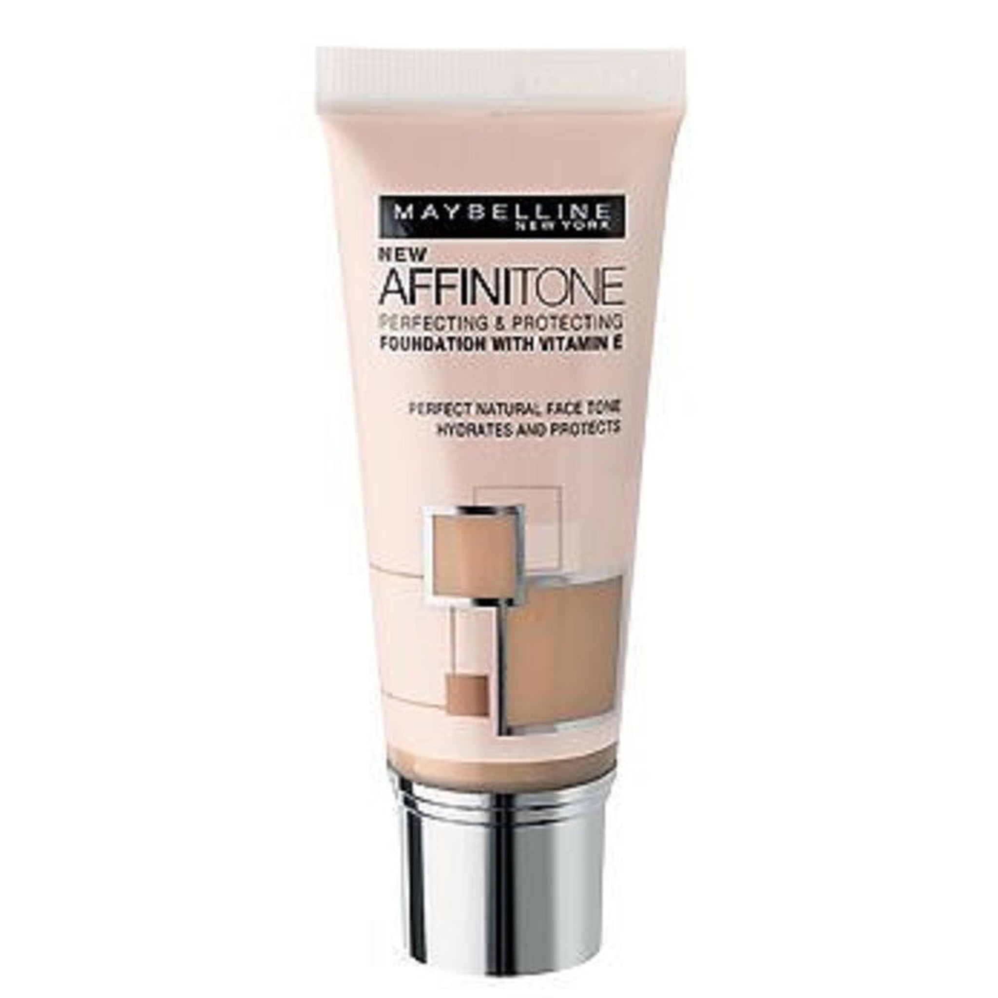Maybelline Affinitone Foundation & Beige Sun 48 – 30ml Perfect Protect
