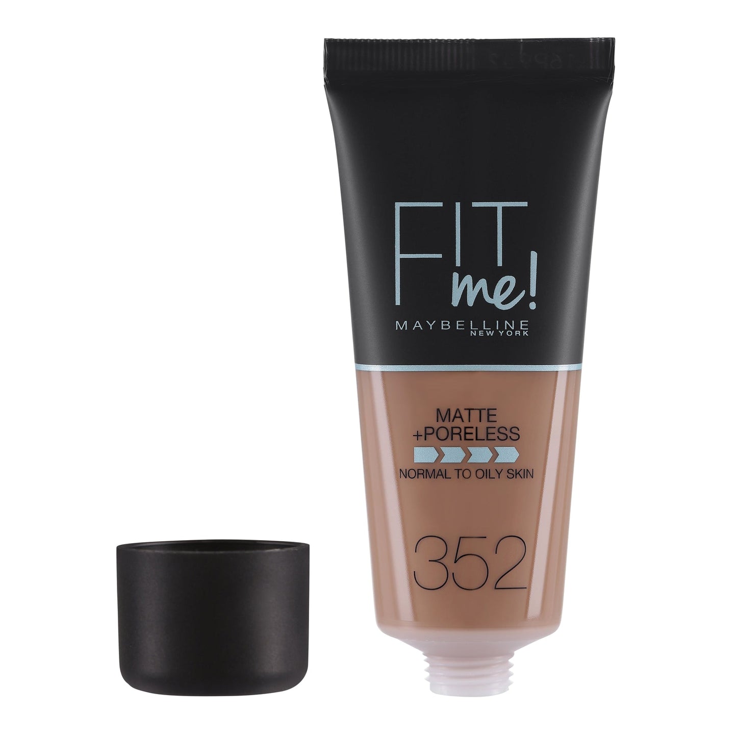 Maybelline Fit Me Matte & Poreless Liquid Foundation 352 Truffle-Maybelline-BeautyNmakeup.co.uk