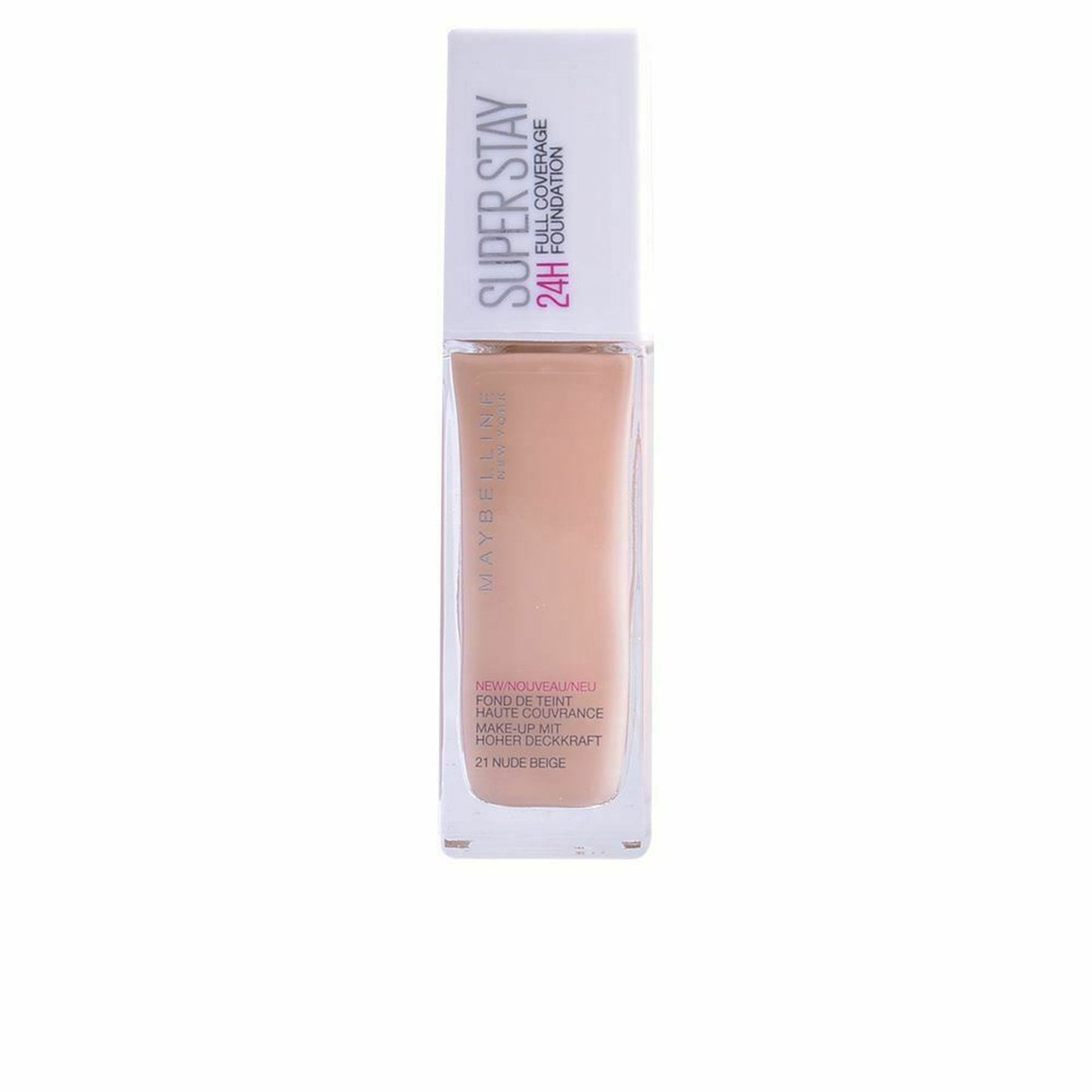 Maybelline SuperStay 24hr Foundation Nude Beige 21-Maybelline-BeautyNmakeup.co.uk