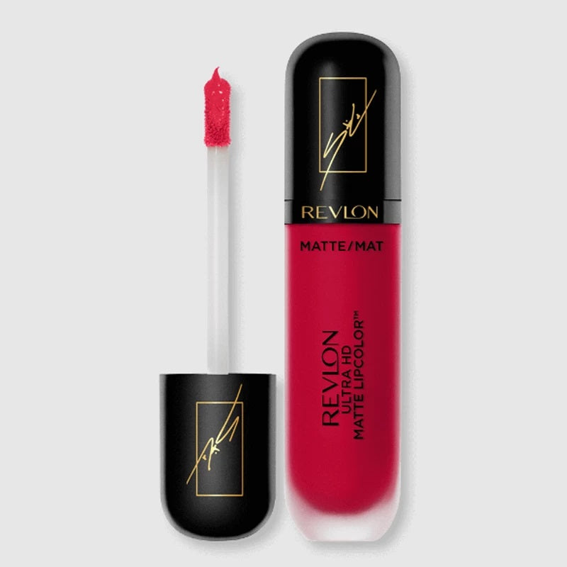 Revlon Ultra HD Matte & Metallic Lipcolor The Sofia Red 680-BeautyNmakeup.co.uk