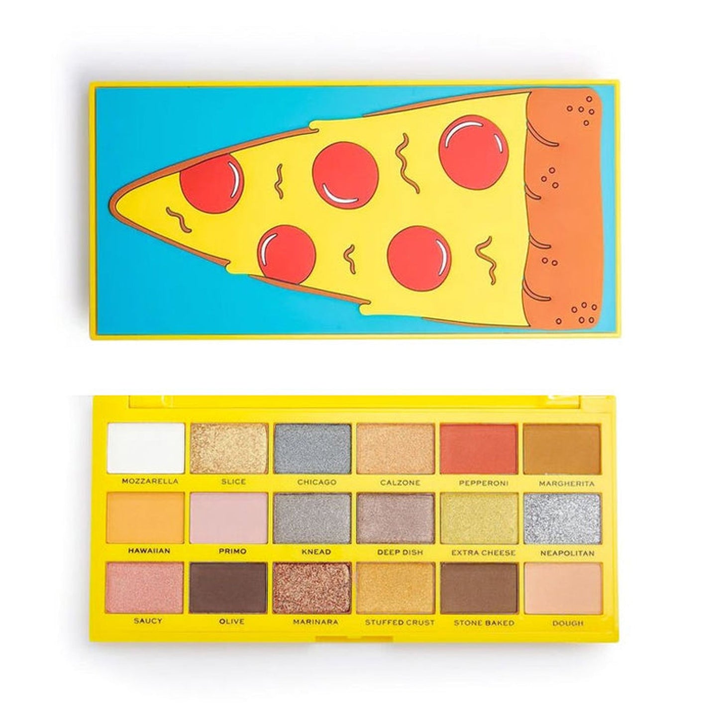 Revolution I Heart Tasty Pizza Eyeshadow Palette- Tasty Pizza-REVOLUTION-BeautyNmakeup.co.uk