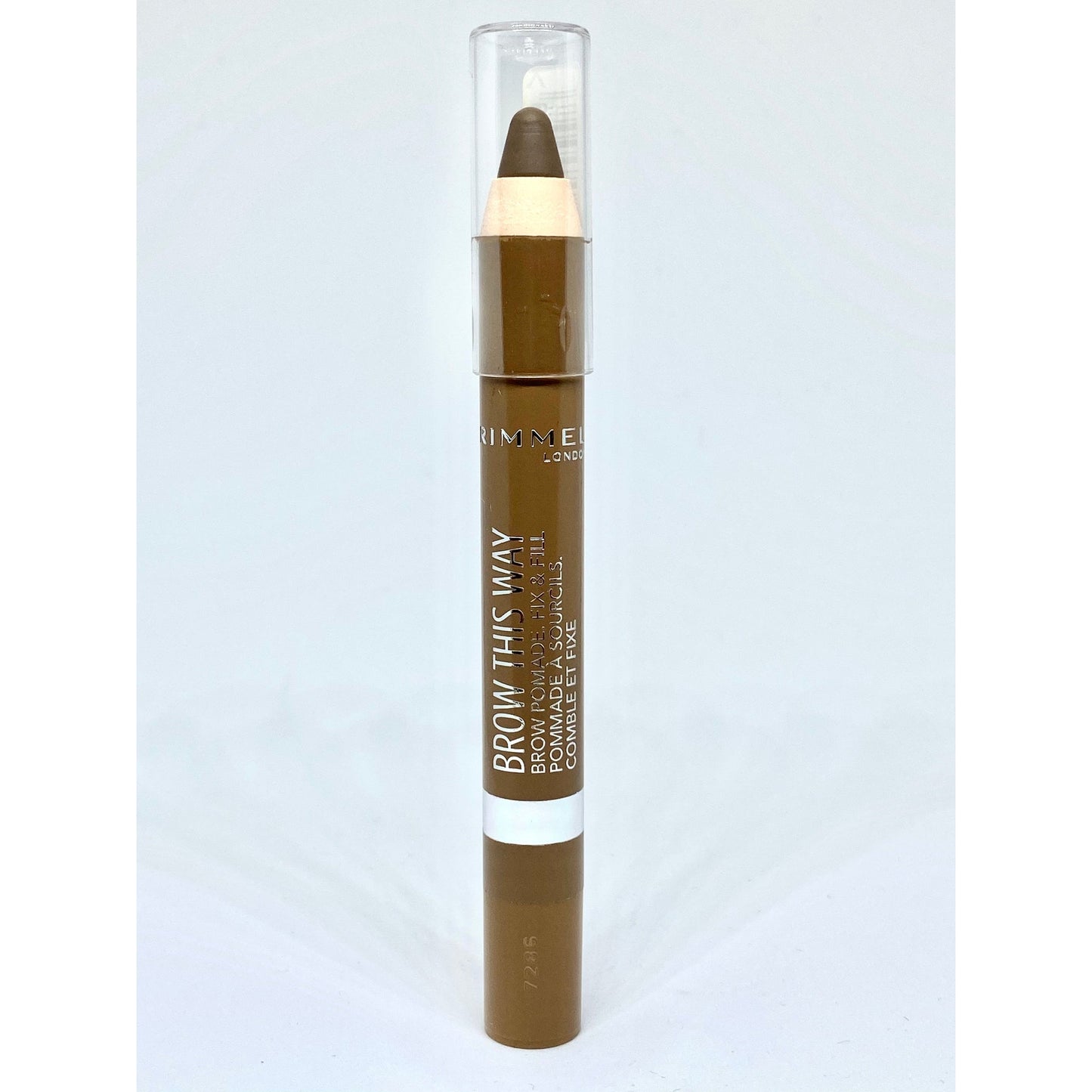 Rimmel Brow This Way Pomade Eyebrow Liner Pencil Fix & Fill 002 Medium-RIMMEL-BeautyNmakeup.co.uk