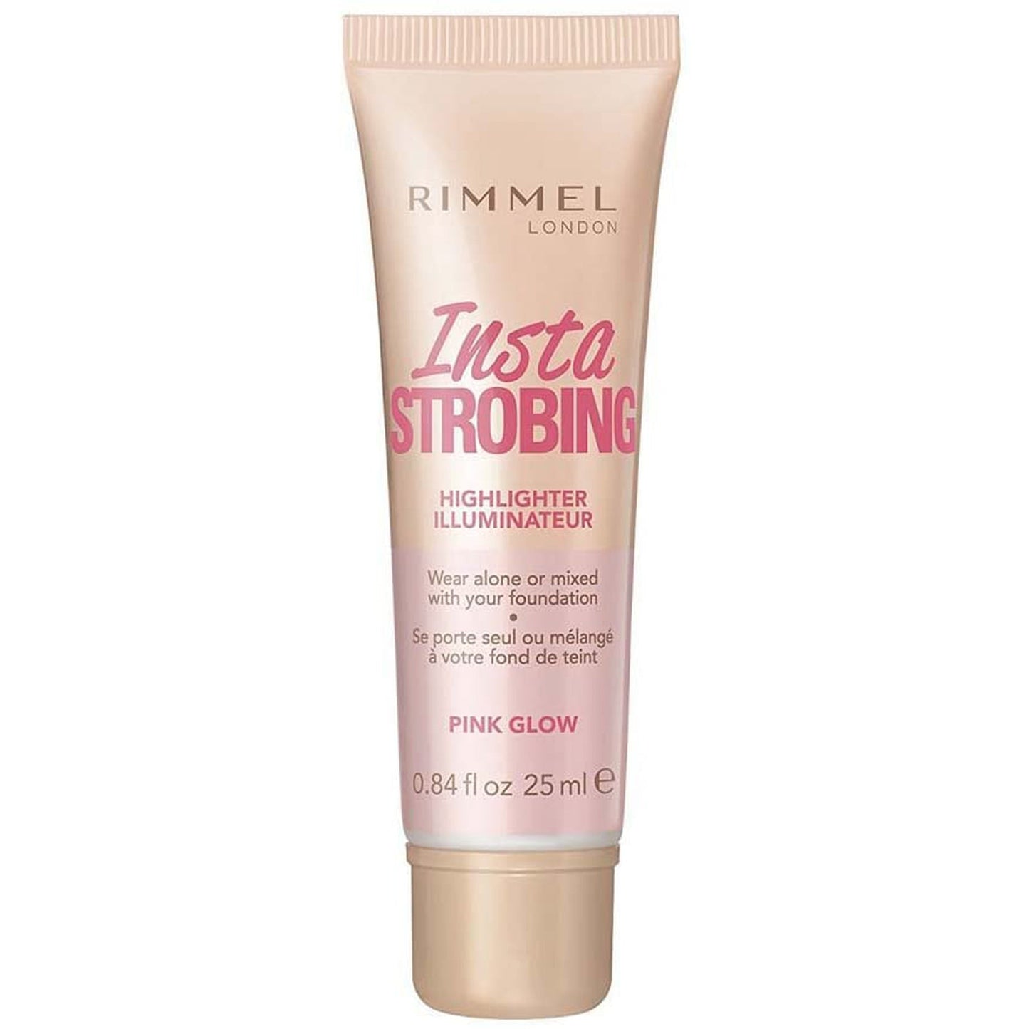Rimmel Insta Strobing Highlighter Pink Glow-RIMMEL-BeautyNmakeup.co.uk
