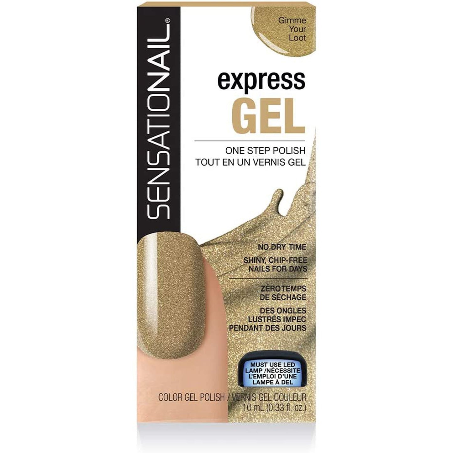 SensatioNail Express Gel Polish Gimme Your Loot-SensatioNail-BeautyNmakeup.co.uk