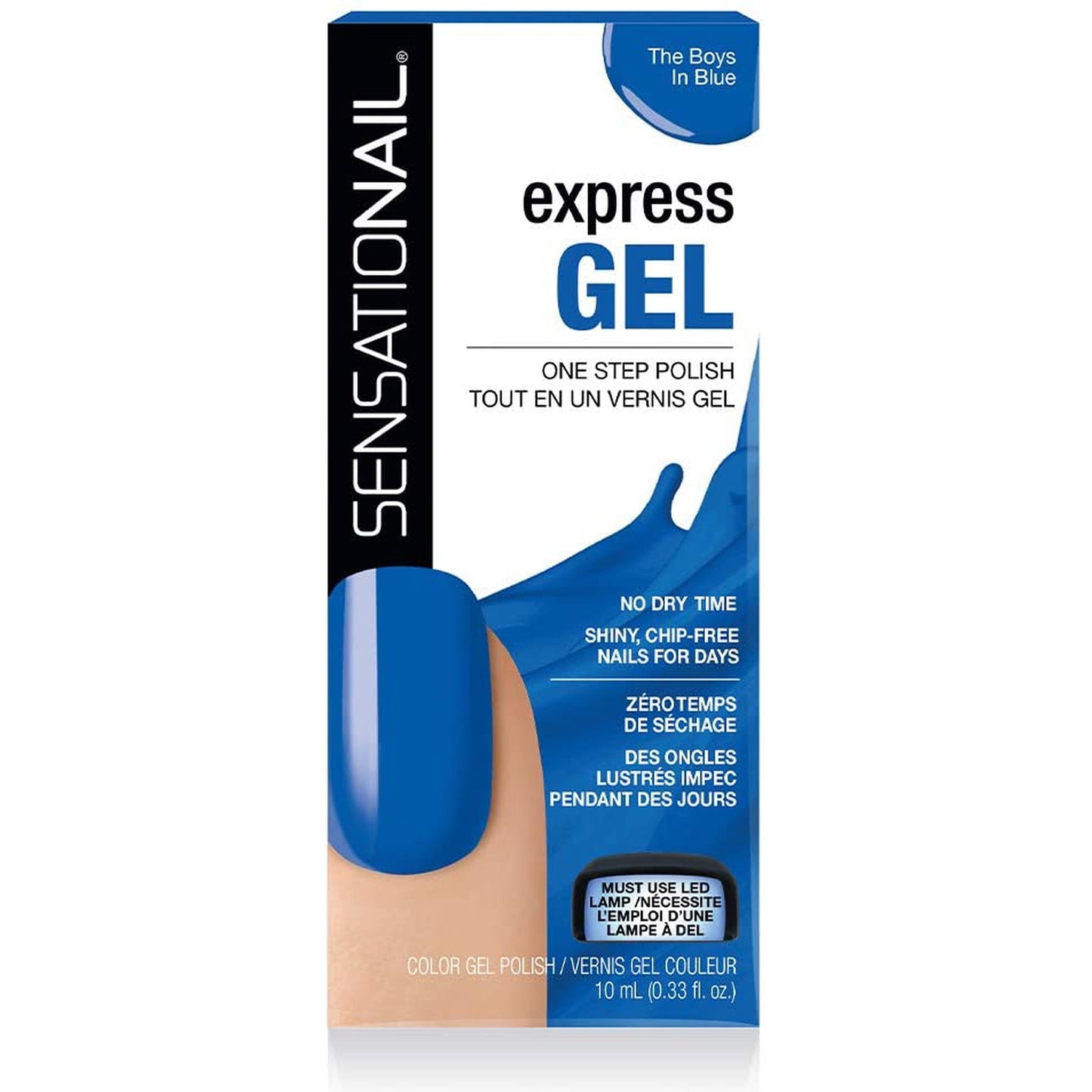 SensatioNail Express Gel Polish The Boys in Blue-SensatioNail-BeautyNmakeup.co.uk