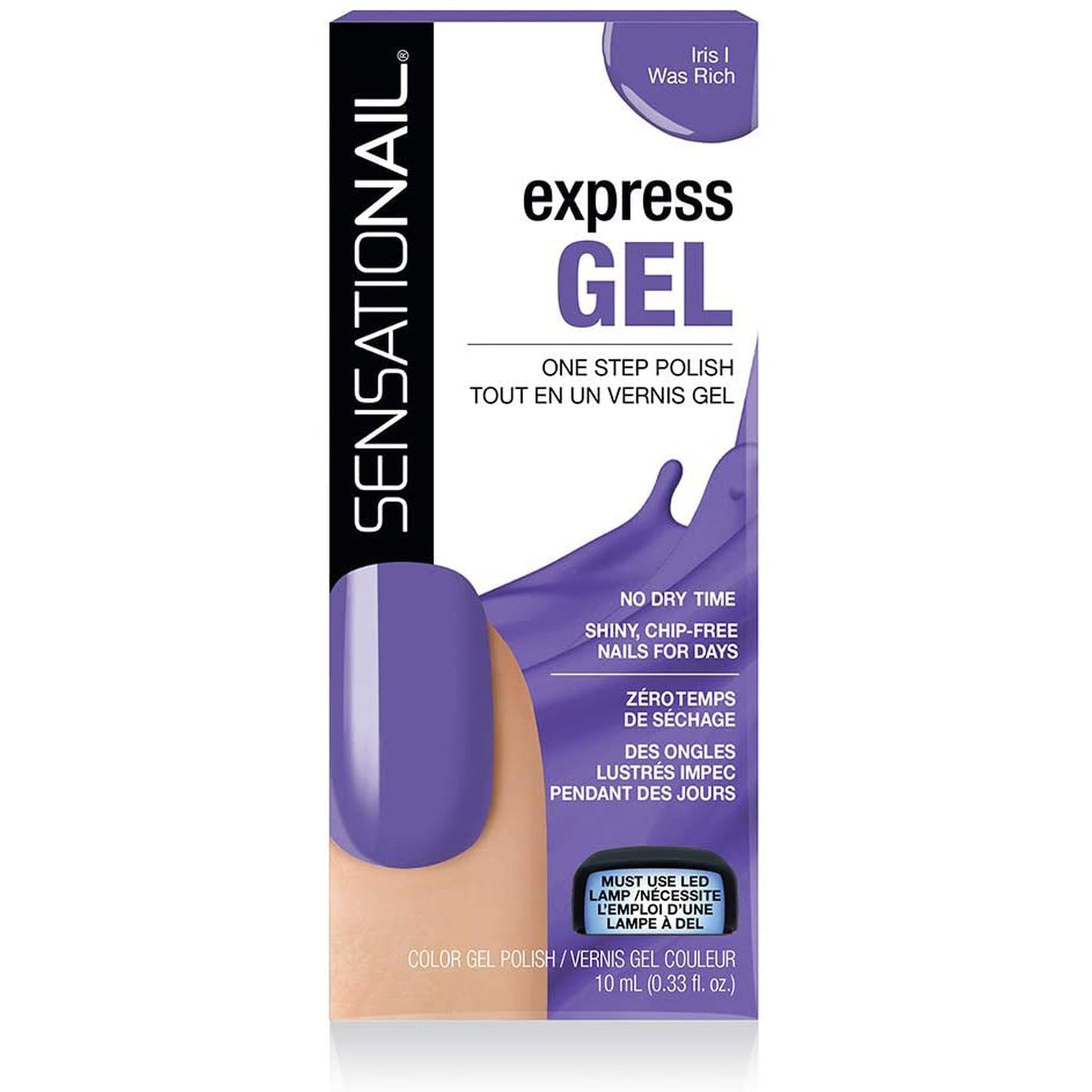 SensatioNail Gel Polish - Iris I Was Rich-SensatioNail-BeautyNmakeup.co.uk