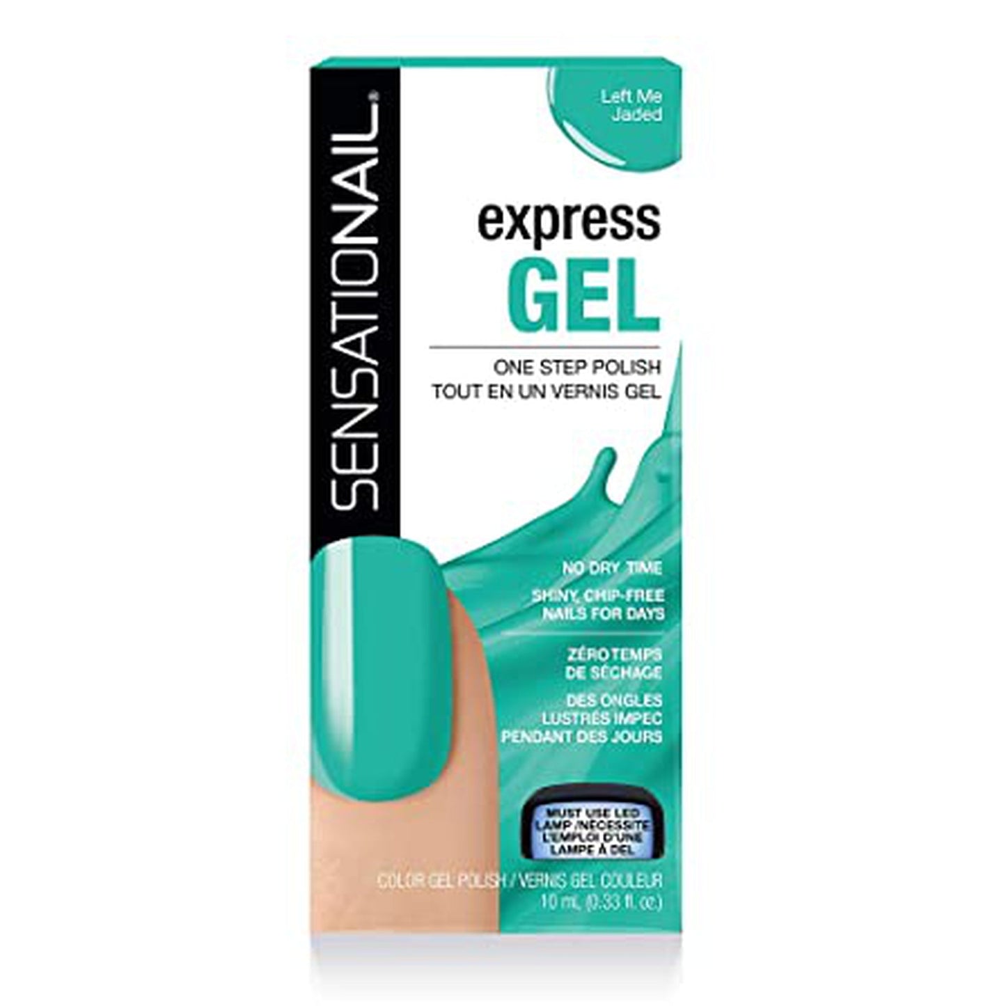 SensatioNail Gel Polish - Left Me Jaded-SensatioNail-BeautyNmakeup.co.uk
