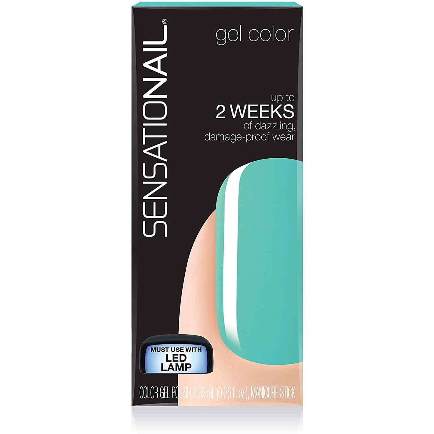 SensatioNail Gel Polish Mostly Mint-SensatioNail-BeautyNmakeup.co.uk
