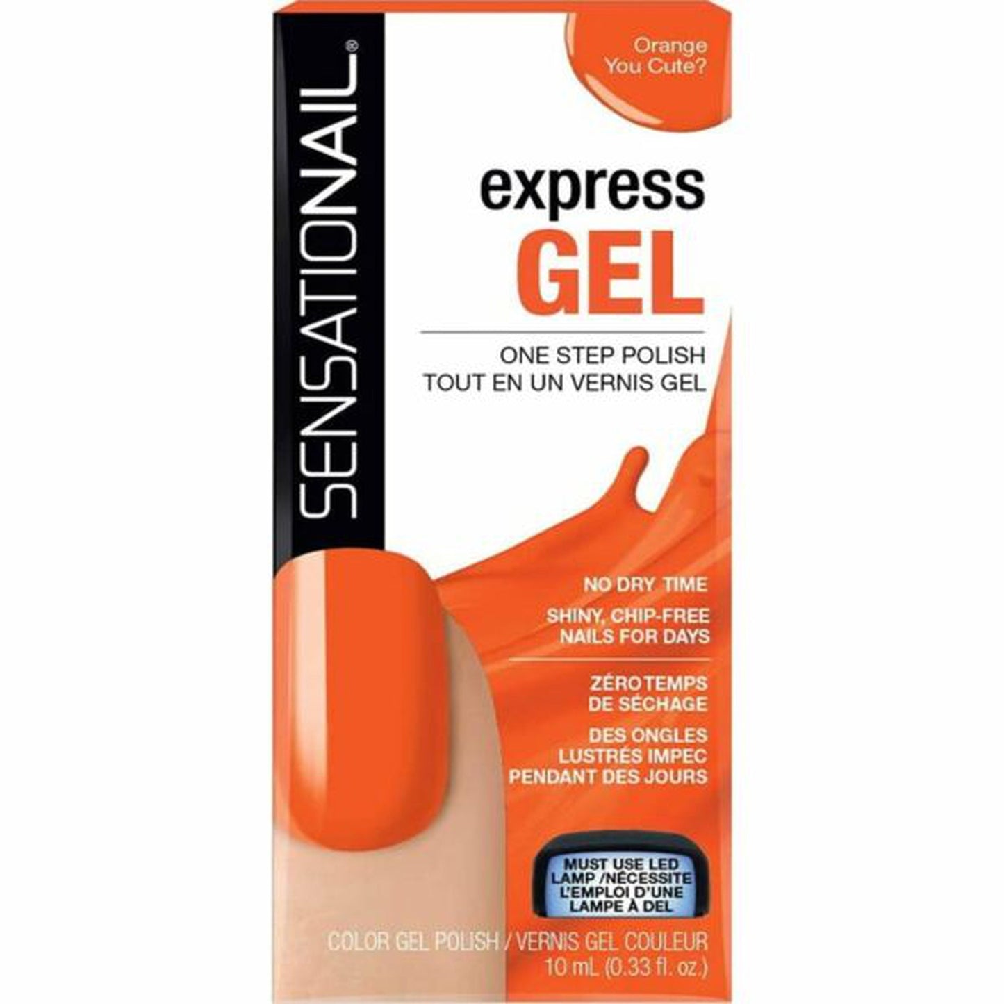 SensatioNail Gel Polish - Orange You Cute-SensatioNail-BeautyNmakeup.co.uk