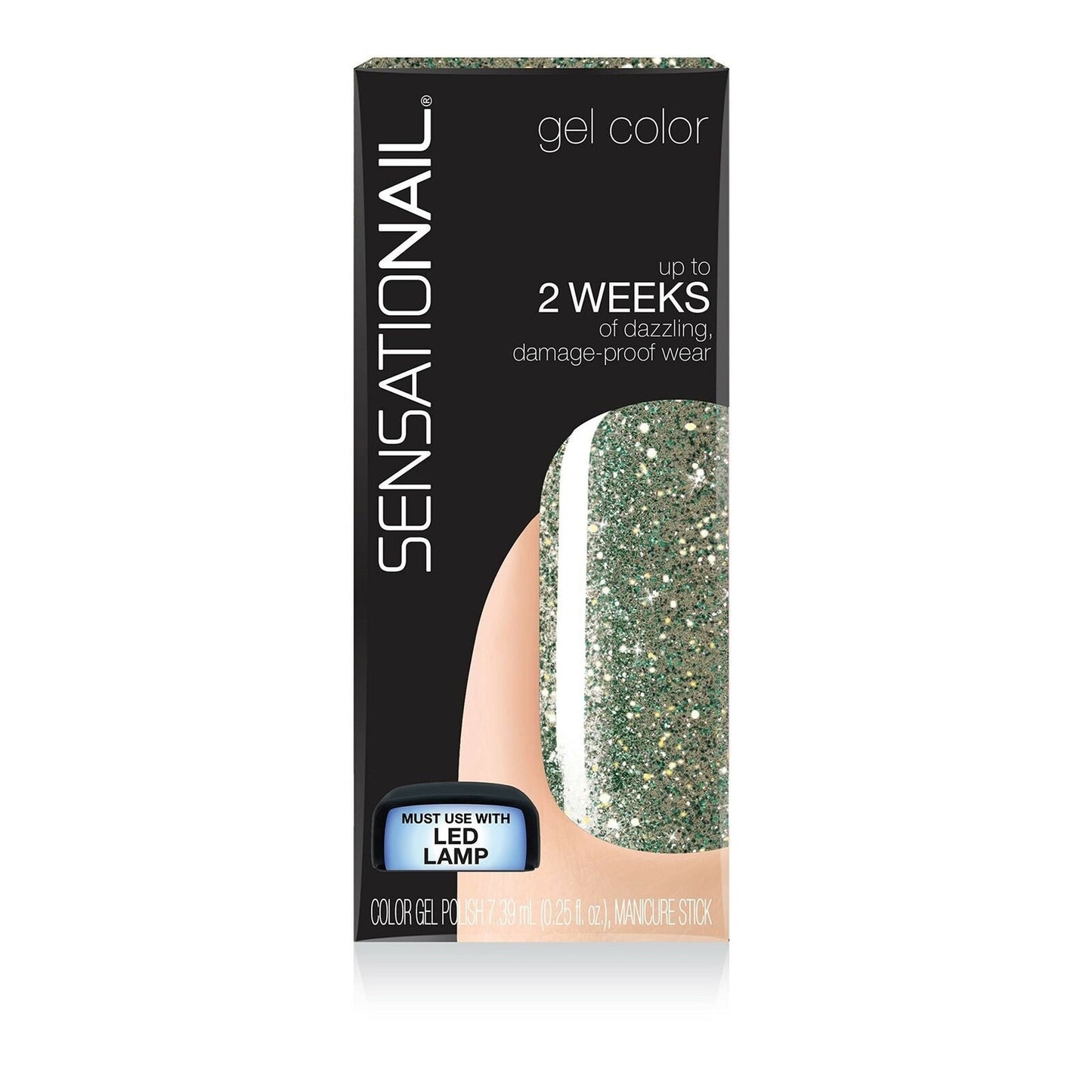 SensatioNail Gel Polish - Shimmering Spruce-SensatioNail-BeautyNmakeup.co.uk