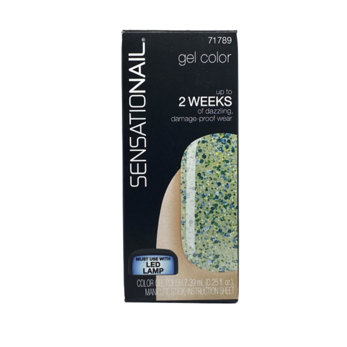 SensatioNail Gel Polish - glitter glade-SensatioNail-BeautyNmakeup.co.uk