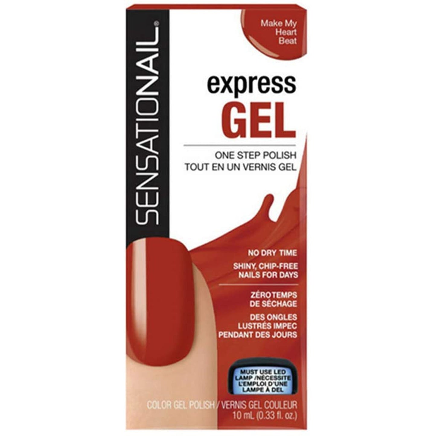 Sensationail Express Gel Polish Make My Heart Beet-SensatioNail-BeautyNmakeup.co.uk