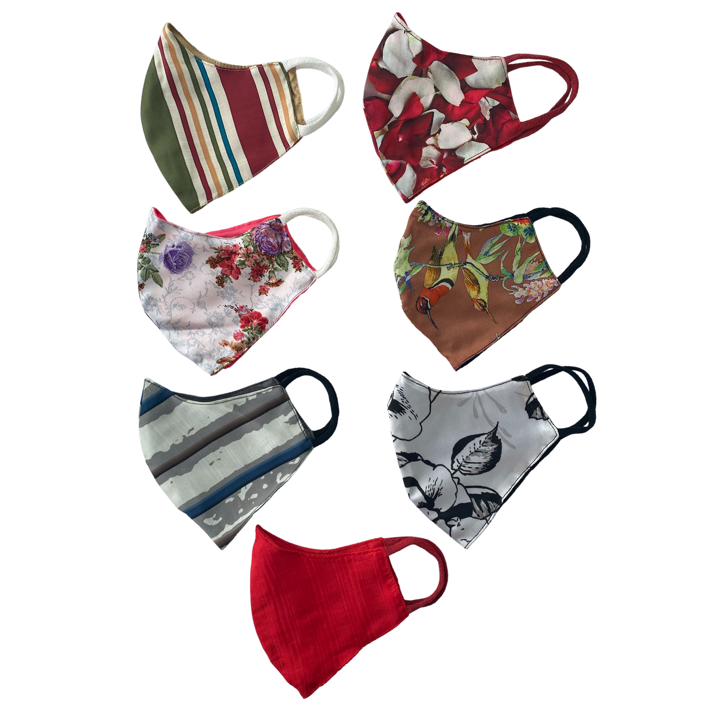 Silk Handmade Face Masks Pack of 3-Others-BeautyNmakeup.co.uk