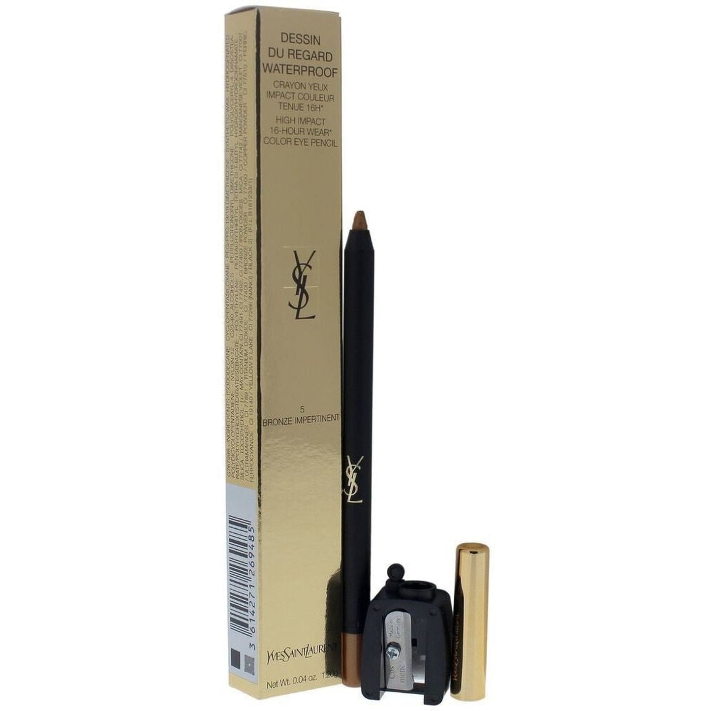 Yves Saint Laurent Dessin Du Regard Waterproof Eye Pencil -5 Bronze Impertinent-BeautyNmakeup.co.uk-BeautyNmakeup.co.uk