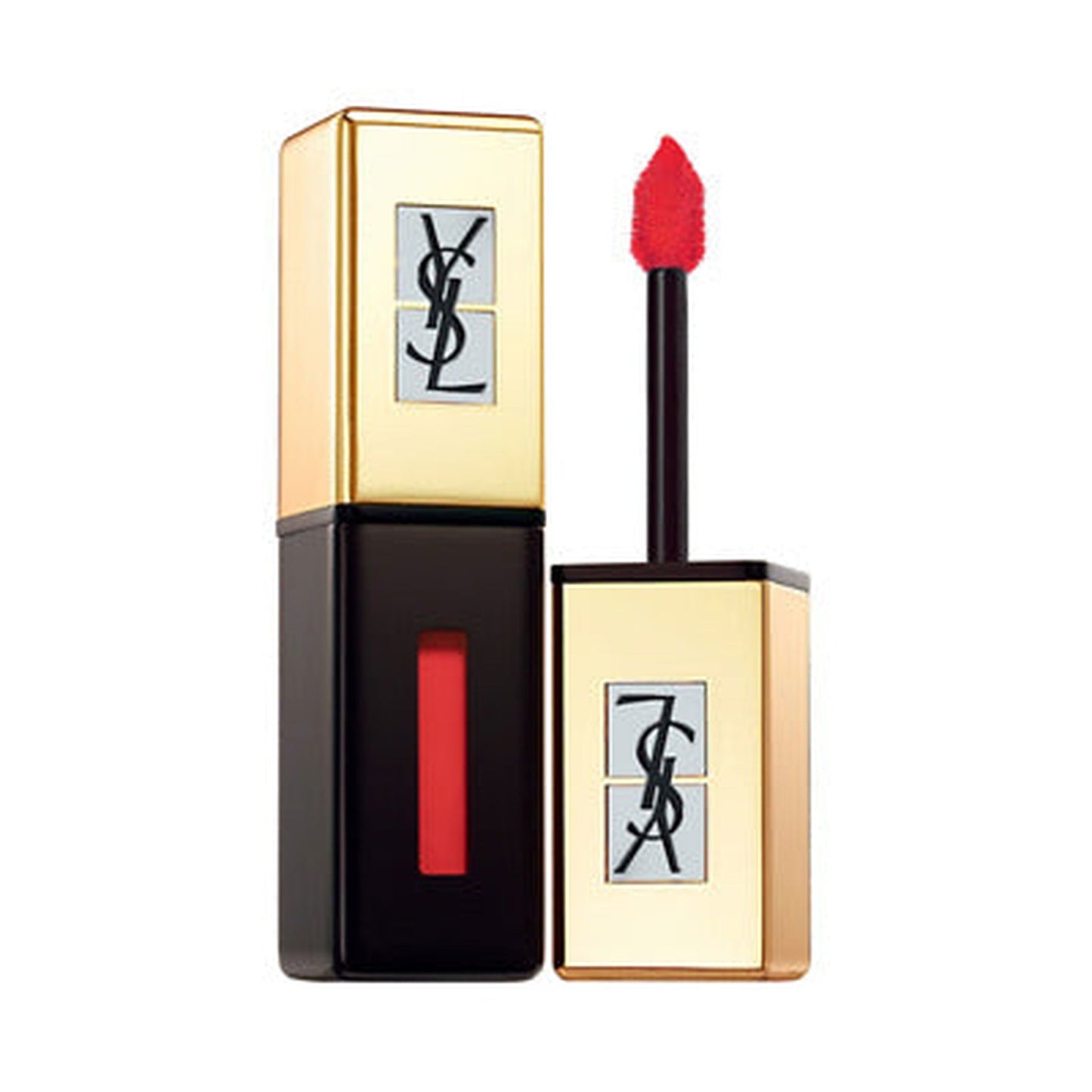 Yves Saint Laurent Glossy Stain Pop Water - 202 Rouge Splash-YSL-BeautyNmakeup.co.uk