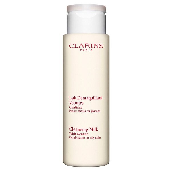 Clarins Cleansing Milk with Gentian 200ml-BeautyNmakeup.co.uk