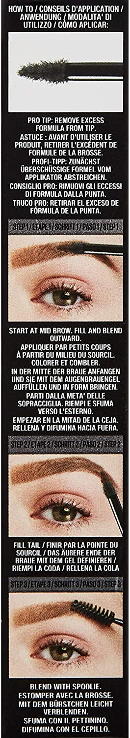 Maybelline Tattoo Brow Waterproof Gel 06 Deep Brown-BeautyNmakeup.co.uk