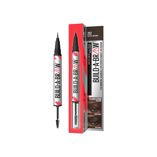 Build-A-Brow 2-in-1 Eyebrow Pencil and Gel - Black Brown