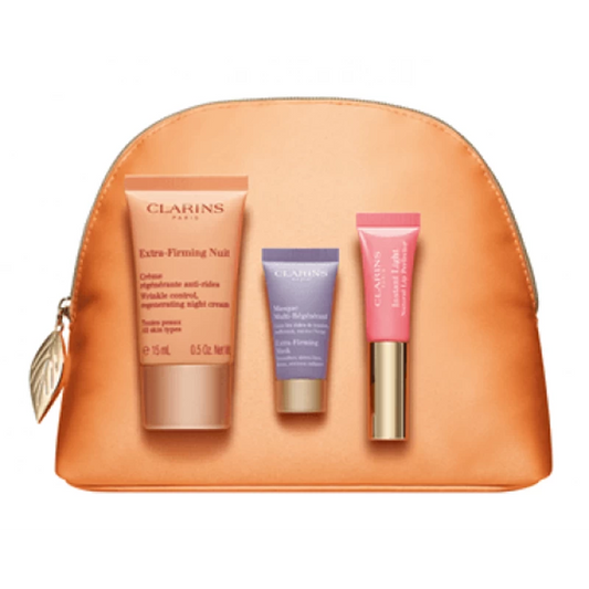 Clarins Trio Gift Set Visibly Firms Skin & Perfects Lips-BeautyNmakeup.co.uk