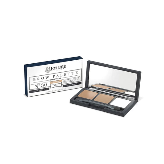 Eylure Eyebrow Trio Palette N30 Blonde-BeautyNmakeup.co.uk