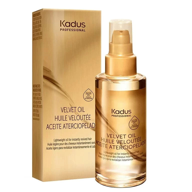Kadus Professional Velvet Oil 100ml Instant Revived Hair Oil With Argan Oil New