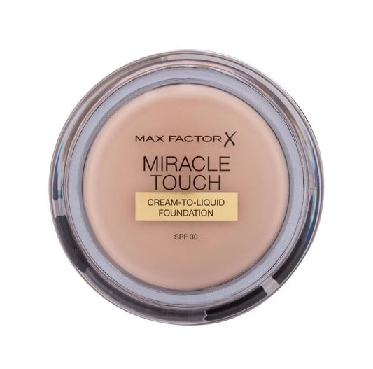 Max Factor Miracle Touch Skin Smoothing Foundation 048 Goden Beige-BeautyNmakeup.co.uk