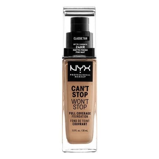 NYX Can't Stop Won't Stop Full Coverage Foundation - Classic Tan