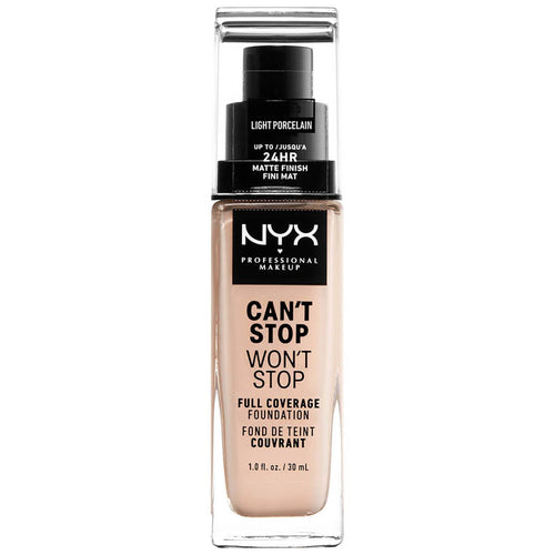 NYX Can't Stop Won't Stop Full Coverage Foundation - Light Porcelain