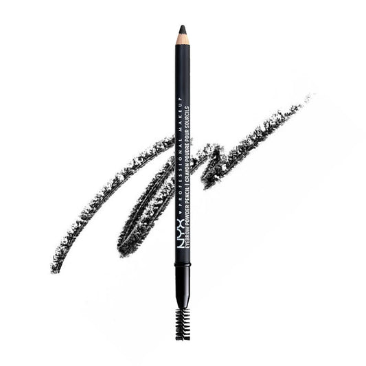 NYX Eyebrow Powder Pencil Black-BeautyNmakeup.co.uk