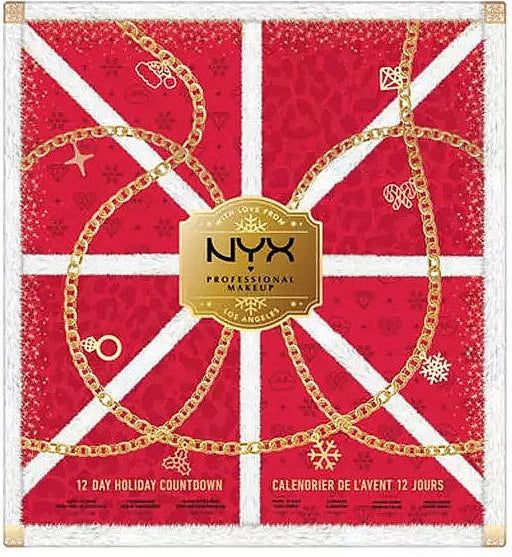 Nyx Professional Mrs Claus 12 Day Holiday Countdown Advent Calendar