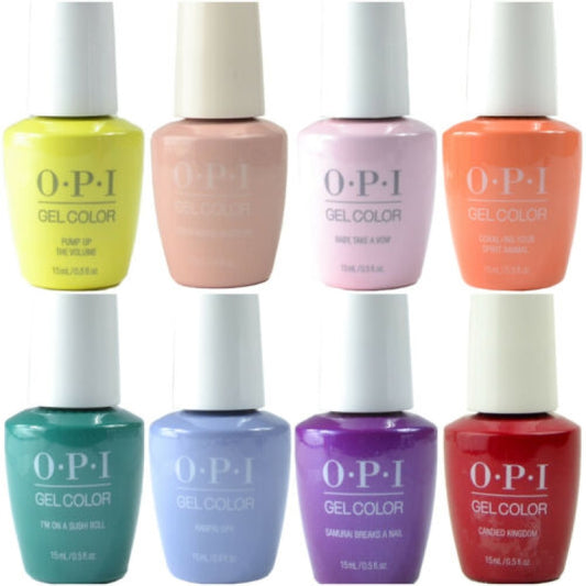 OPI Gel Color Nail Polish Assorted X 6