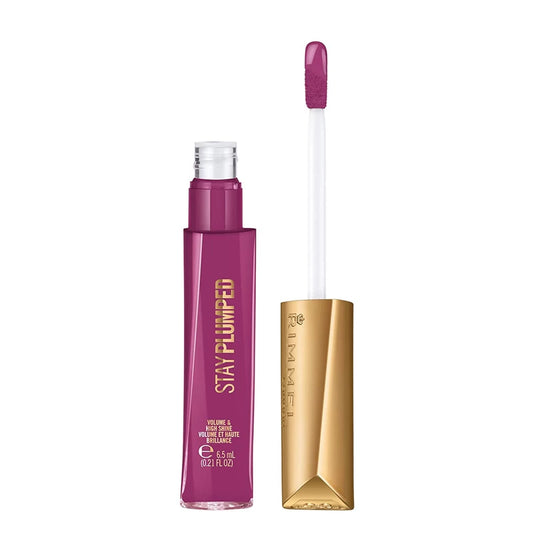 Rimmel Stay Plumped Lip Gloss 820 Juicy Lucy-BeautyNmakeup.co.uk