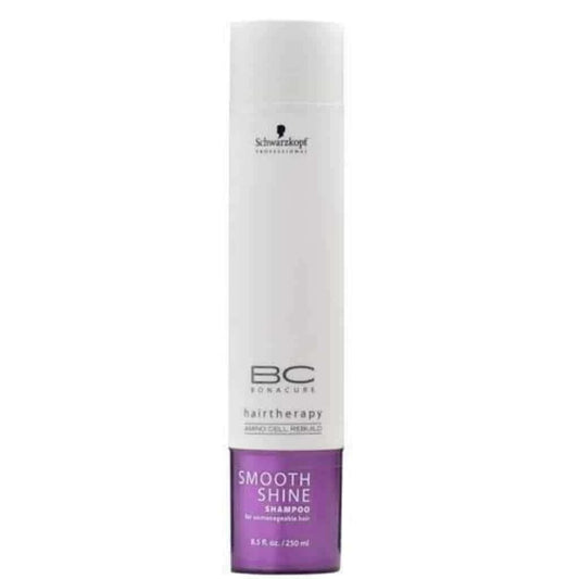 Schwarzkopf BC Bonacure Smooth Shine Shampoo 250ml-BeautyNmakeup.co.uk