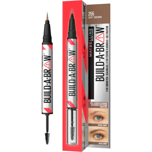 Build-A-Brow 2-in-1 Eyebrow Pencil and Gel - Soft Brown