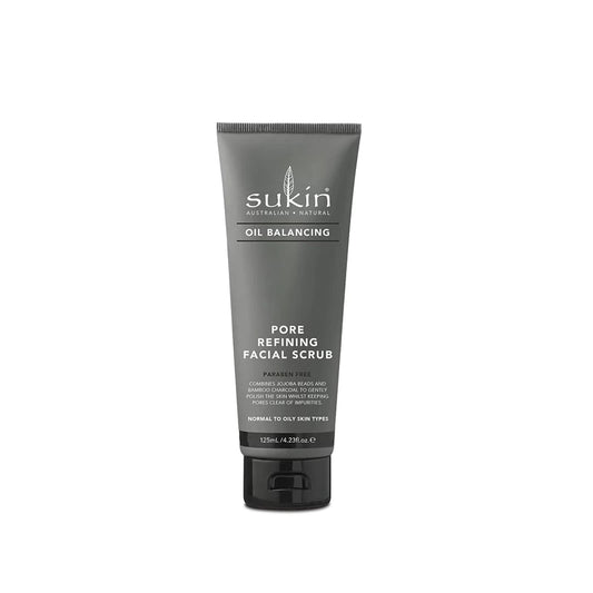 Sukin Oil Balancing Pore Refining Facial Scrub 125ml-BeautyNmakeup.co.uk